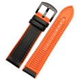thumbnail image 2 of Correa de fibra de carbono de silicona resistente al agua para reloj Omega Speed Master, repuesto de pulsera de caucho para hombre de 18 mm, 20 mm, 22 mm y 24 mm, 2 of 5