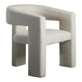 thumbnail image 3 of Moe's Home Collection Elo Chair White Fabric Chairs, 3 of 7