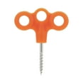 thumbnail image 1 of Clous de Sol Extérieurs pour Camping et Randonnée avec Pointes Phosphorescentes pour Installation de Tente Anti-Pluie Boucle à Trois Trous Filetée en Acier Inoxydable pour Sol Coupe-Vent 5 Pcs, 1 of 3