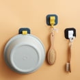 thumbnail image 3 of Strong Load-Bearing Washbasin Hanger Hooks - Punch-Free Wall-Mounted Hanging Storage Hooks for Bathroom, Set of 3, 3 of 8