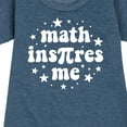 thumbnail image 3 of Instant Message - Math Inspires Me - Toddler And Youth Girls Fleece Dress, 3 of 6