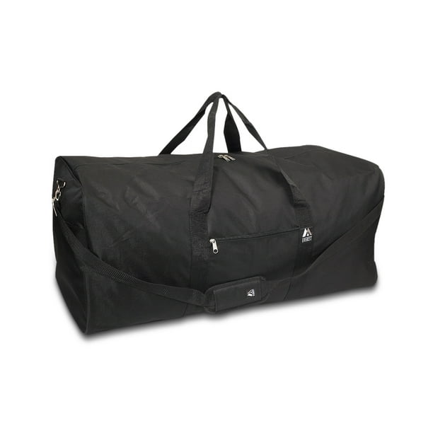 Everest Extra Large Gear Duffel Bag, Black, 150 Liter Capacity with