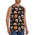 thumbnail image 2 of Bingfone Different Breeds Of Dogs Pattern Men's Tank Tops Workout Sleeveless Tee Shirts Running Beach Tanks for Men-XX-Large, 2 of 4