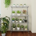 thumbnail image 4 of Gymax 4-Tier Coffee Bar Table w/Adjustable Shelves S Hooks Hanging Net & Shelf Liner, 4 of 10