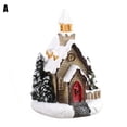 thumbnail image 1 of Brightness Led Light Up Small Village House Scene Christmas Decor Ornament, 1 of 4