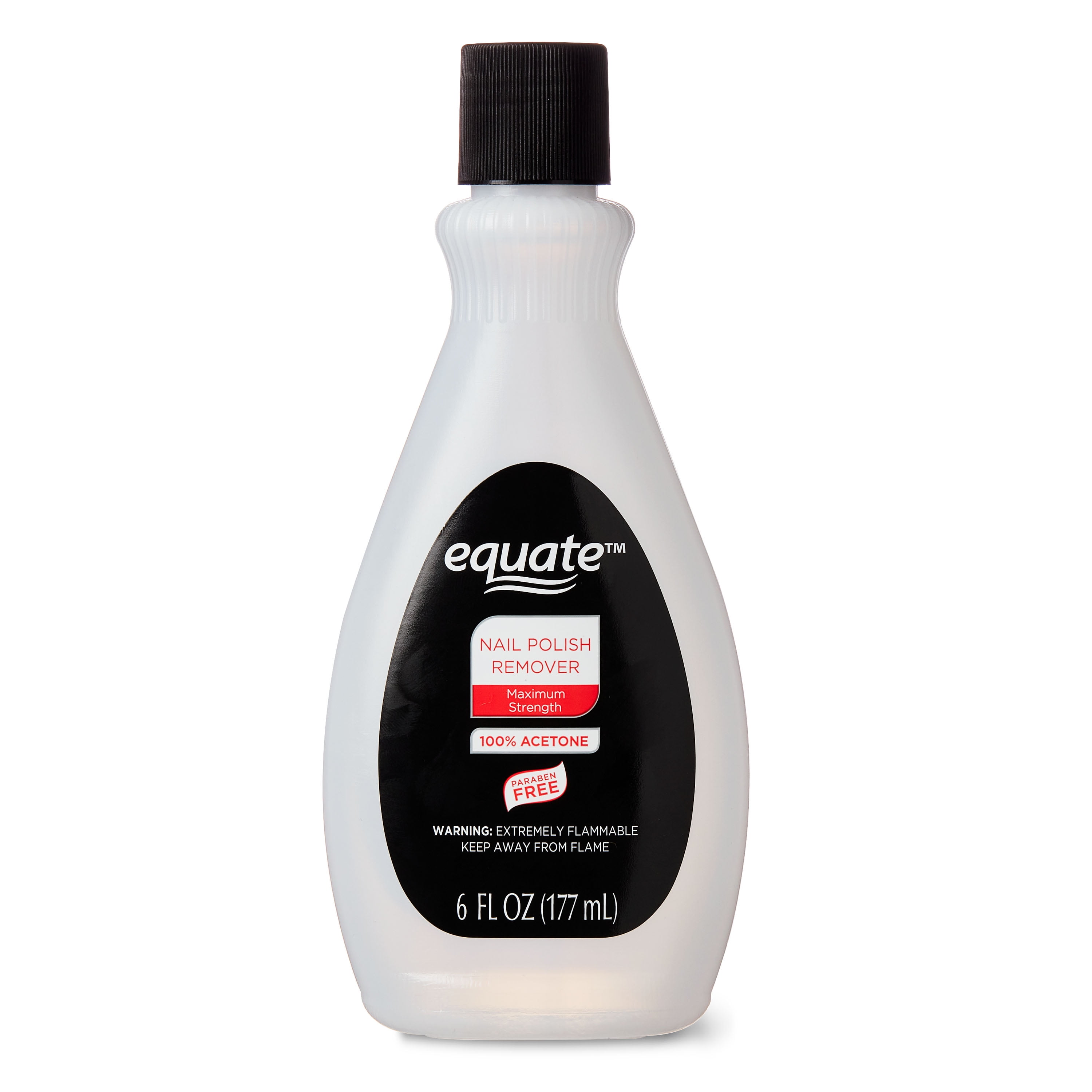 (10 pack) Equate Maximum Strength 100% Acetone Nail Polish Remover, 6 fl oz