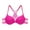 Hot Pink, variant on Npasoilc Lace Racerback Bras For Women No Underwire Sports Yoga Push Up Bra Full Coverage Bras Stretchy Comfortable Everyday Bras Seamless Bras