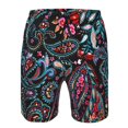 thumbnail image 3 of Fotbe Paisley Trajes de Baño Estampados para Hombre, Shorts de Verano de Secado Rápido, Ropa de Playa, Bañadores-Small, 3 of 6
