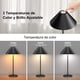 thumbnail image 2 of Lámpara de Mesa Inalámbrica 2 Pack - IP54 Impermeable Recargable 4000mAh, 3 Temperaturas de Color Control Táctil, Lampara de Escritorio para Restaurante Dormitorio Oficina Lectura (Negro), 2 of 8
