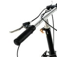 thumbnail image 3 of Yosoo 1 Pair Three Colors Retro Artificial Leather Bicycle Handlebar Grips Bike Handle Cover Grips, Leather Handle Bar, Handlebar Grip, 3 of 4
