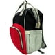 thumbnail image 5 of Mochila Pañalera Land Moderna Practica Bebes Térmica Oxford Negro Rojo, 5 of 6