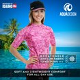 thumbnail image 4 of Aqua Design Rashguard Swim Shirts for Women UPF50+ Short Sleeve Rash Guard Shirt: Black size Medium, 4 of 7