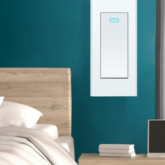 MUSEYA Clapper Light Control for Bedroom White Lamp Switch AC Modern Design 1Set