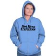 thumbnail image 4 of Hot Mess Express Rebel Girly Messy Zip Hoodie Sweatshirt Women Brisco Brands 2X, 4 of 6