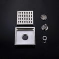thumbnail image 5 of Pcs Stainless Steel Floor Drain15Cm*15Cm Square Filter Deodorant Anti Backflow Water Leakage 15Cmb, 5 of 5