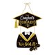 thumbnail image 2 of CaiYueKe 2026 Graduation Decorations Gold Congrats Grad Banner Porch Sign Welcome Wreath Graduation Decorations for Party Decorations Hanging Door Decor, 2 of 6