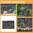 thumbnail image 2 of KAKOWELY fish tank decorations 3D Fish Tank Background Board Reptile Tank Background 3D Rock Stone Background Decorations for Fish Tank Reptile Tank Background, 2 of 5