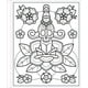 thumbnail image 2 of Libro para colorear Crayola calaveras de azúcar volumen 3 32 diseños, 2 of 3