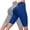 Blue, variant on 2 Pack Women's Solid Color High Waisted Butt Lifting Jacquard Bubble Pattern Yoga Shorts, 5 Inch Stretchy Athletic Shorts for Summer Workout or Gym, Breathable and Comfortable Pink XXL