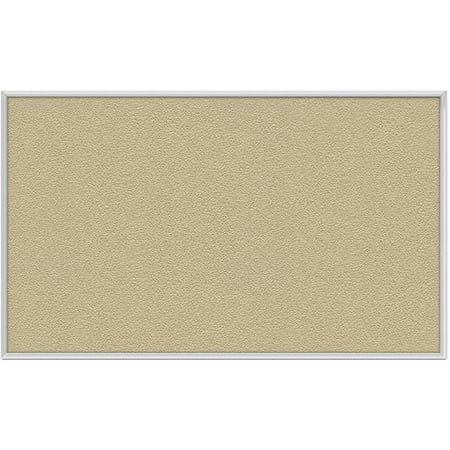 Ghent's Vinyl 18" x 24" Bulletin Board with Aluminum Frame in Caramel