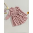 thumbnail image 3 of GXFC Baby Girls Fall Princess Dress Clothes 3T 4T 5T 6T 7T Infant Girls Long Sleeve Ruffle A-line Dress Spring Autumn Clothing for Newborn Girls, 3 of 7