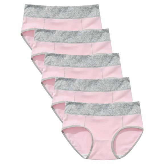 OSFVNOXV Womens Underwear Summer Bikini Bottom High Waist Briefs Breathable Seamless Comfortable Panties M-5XL