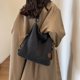 thumbnail image 4 of Bolso de hombro Unisex Versátil Vintage School Bag Student Casual Shoulder Bag Mochila (Negro), 4 of 8