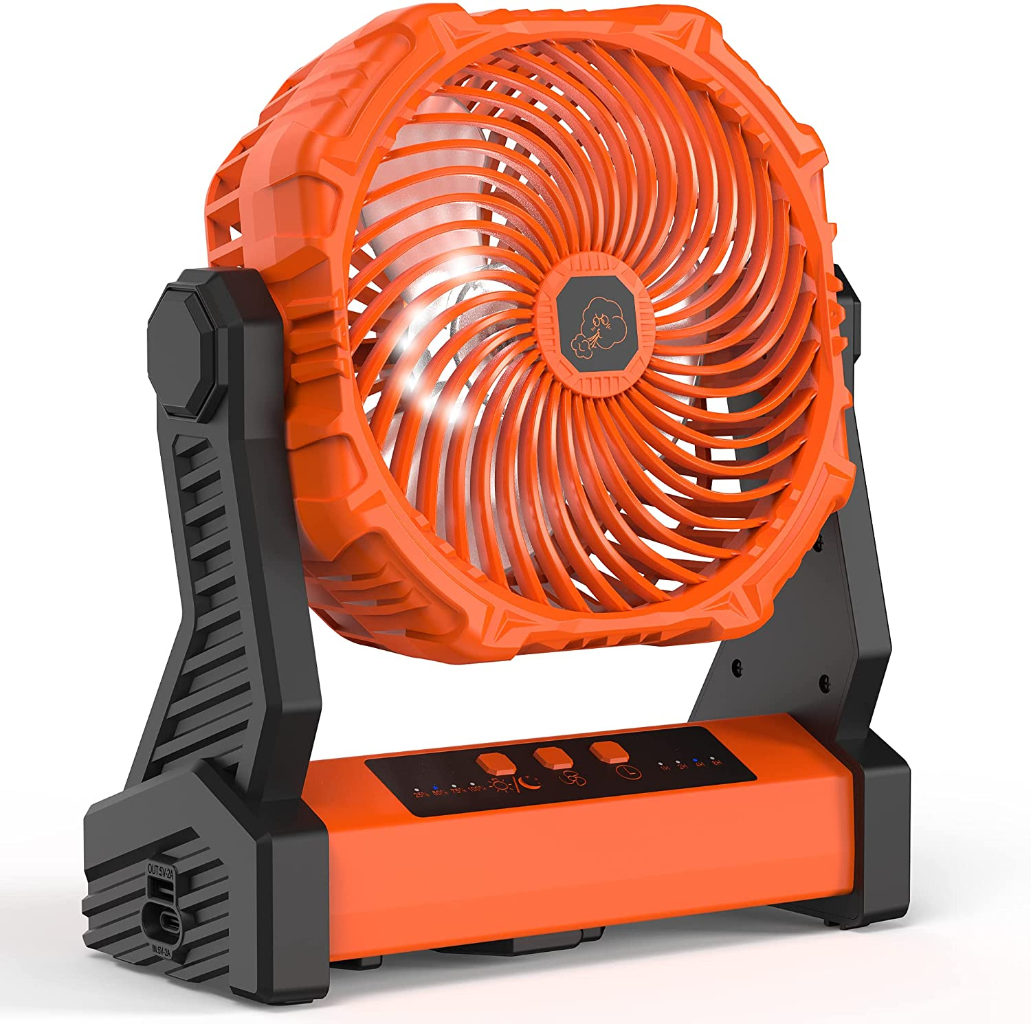 Camping Fan with LED Lantern, 10000mAh 