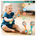 thumbnail image 2 of "Sonaja Cascabel Estimulación Temprana P/ Infantes 2 Piezas Belug Multicolor", 2 of 5