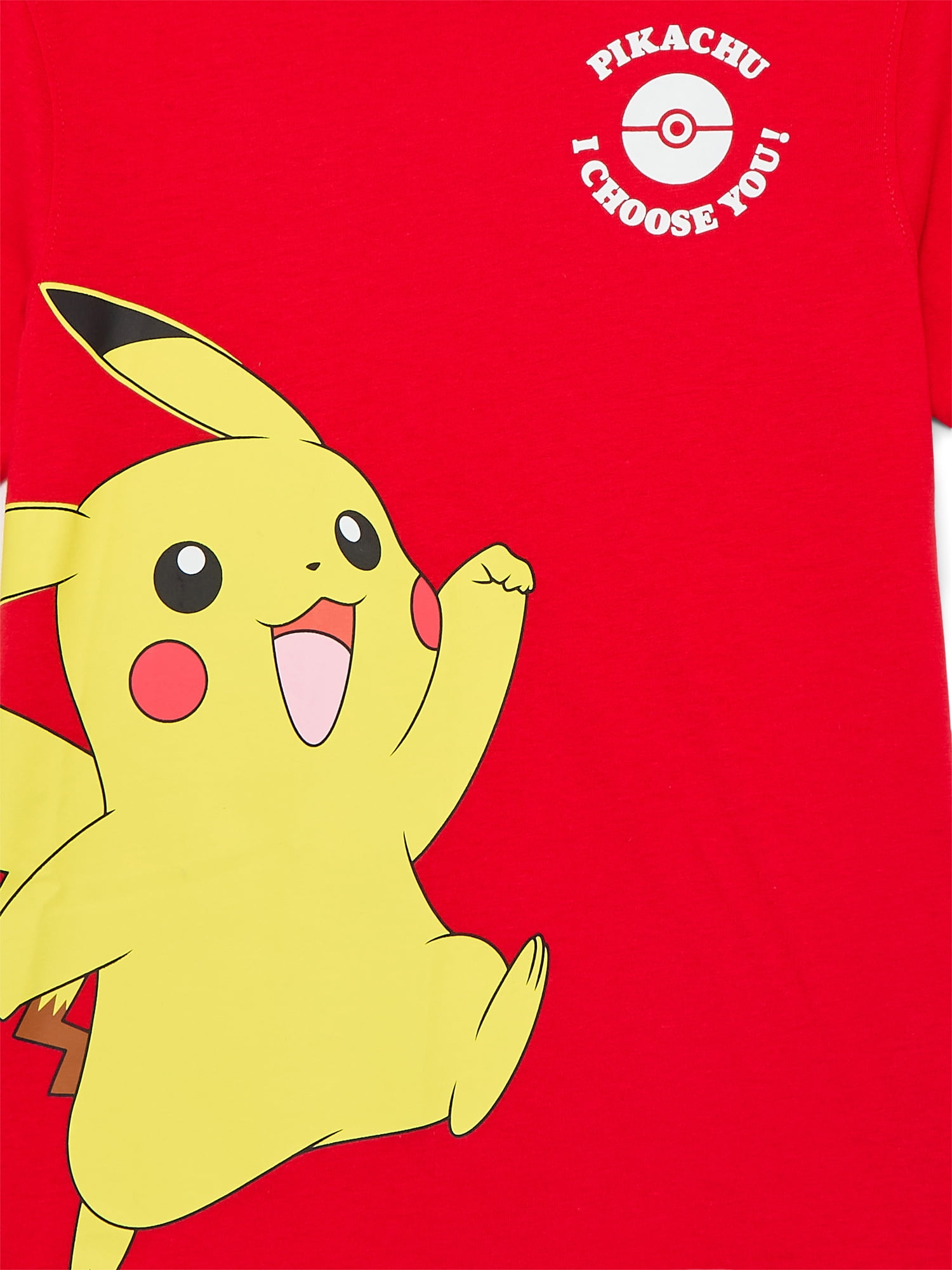 Pokemon Little Boys and Big Boys Valentine's Day Graphic Tee with Short Sleeves, Sizes 4-18