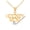 Yellow, variant on Gold Baseball/Softball Charm Sports (10K Yellow Gold, Pendant)