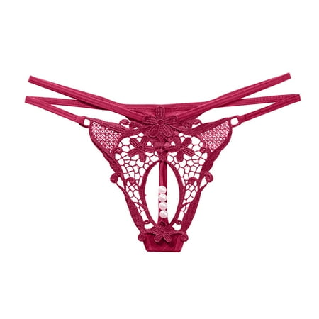 Upioiwer Underwear Women Pack Cotton Fruit Of Loom Womens Underwear Womens Printed Seamless Adhesive Panties Sexy Low Waist Ice Silk Thong Sexy Panties Thongs For Women Underpants For Women Underwear