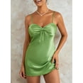 thumbnail image 6 of Yunliwuli Women Nightdress, Sleeveless V-neck Backless Tie-up Slip Dress Sleepwear Loungewear, 6 of 10