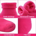 thumbnail image 3 of JAKIDAR 6-Pack Baby Girl Socks Thick Wool Socks for Baby Cotton Warm Newborn Socks, Pink & White, 0-3 Month, 3 of 3