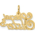 thumbnail image 4 of 14K Yellow Gold Special Sister Charm (15 X 21) Made In United States c1069, 4 of 6