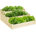thumbnail image 2 of Topbuy 3 Tier Wooden Raised Garden Bed Planting Box Growing Flower Vegetables Outdoor, 2 of 6