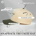 thumbnail image 3 of Professional Yapper Hat, Funny Embroidered Trucker Cap For Women, Adjustable Snapback Hat, Sarcastic Baseball Cap Gift For Friends Or Coworkers, 3 of 5