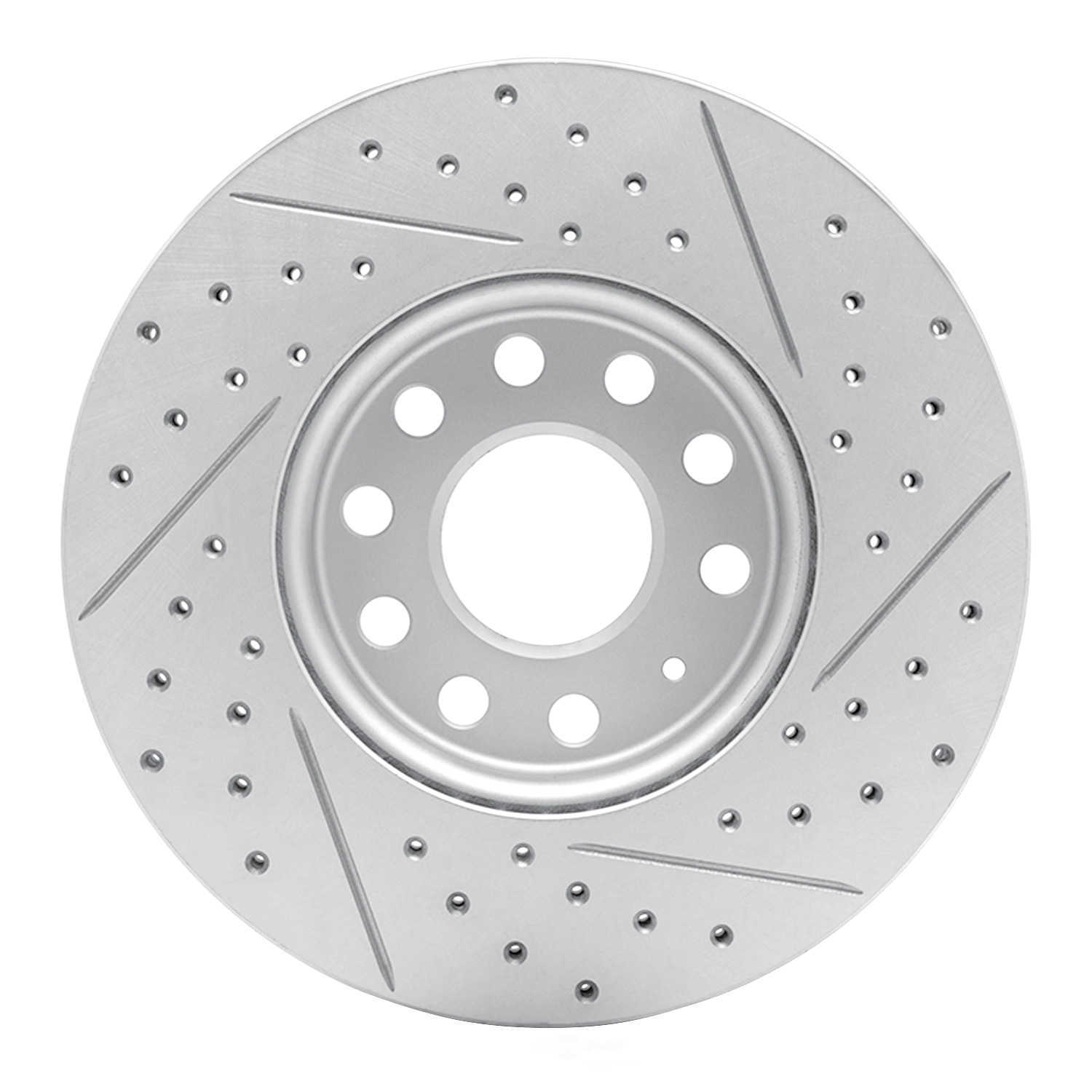 Dynamic Friction Company 830-74028L DFC Geoperformance Rotor - Drilled and Slotted