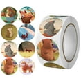 thumbnail image 1 of 1000 Autocollants Ronds Incitatifs pour Animaux 16, 1 of 4