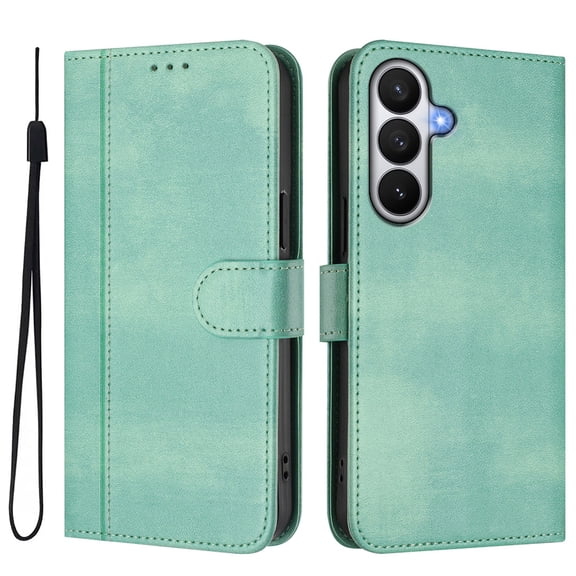 For Samsung Galaxy S26 Pro Wallet Case, Premium Leather Flip Stand Cards Holder Business Type RFID Blocking Shockproof Phone Case Cover for Samsung Galaxy S26 Pro Mint
