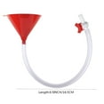 thumbnail image 2 of ACDANC Red Beer Bong Funnel With Valves for Bar Beer Drinking Games Bottle Opener Home Kitchen Supplies, 2 of 7