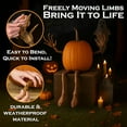 thumbnail image 2 of Set of 4 Bendable Pumpkin Arms and Legs | Twisting Vines for Halloween Pumpkin Carving DIY Crafts for Kids | Includes 2 arms and 2 Legs | Outdoor & Indoor Halloween Decorations, 2 of 8
