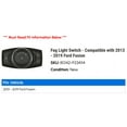 thumbnail image 2 of Fog Light Switch - Compatible with 2013 - 2019 Ford Fusion 2014 2015 2016 2017 2018, 2 of 2