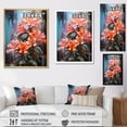thumbnail image 4 of Designart "Tropical Color Explosion" Hibiscus Floater Framed Canvas Wall Art, 4 of 5