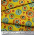 thumbnail image 2 of Soimoi polyester Crepe Fabric Brush Stroke Abstract Print Fabric by Yard 52 Inch Wide, 2 of 3