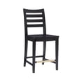 thumbnail image 2 of Linon Home Decor CS283BLK02ASU 39.5 x 18.50 x 20.5 in. Flynn Black Counter Stool - Set of 2, 2 of 7