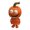 A, variant on Cute Pumpkin Character Resin Figurines with Assorted Facial Expressions, Halloween Mini Pumpkin People Statue Set, for Tabletop Shelf Mantel Tiered Tray Home Party Holiday Decoration, B