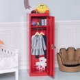 thumbnail image 2 of Costway 48" Kid Locker Coffre-Fort de Rangement pour Enfants Casiers Métalliques à un Niveau Clé Rouge, 2 of 4