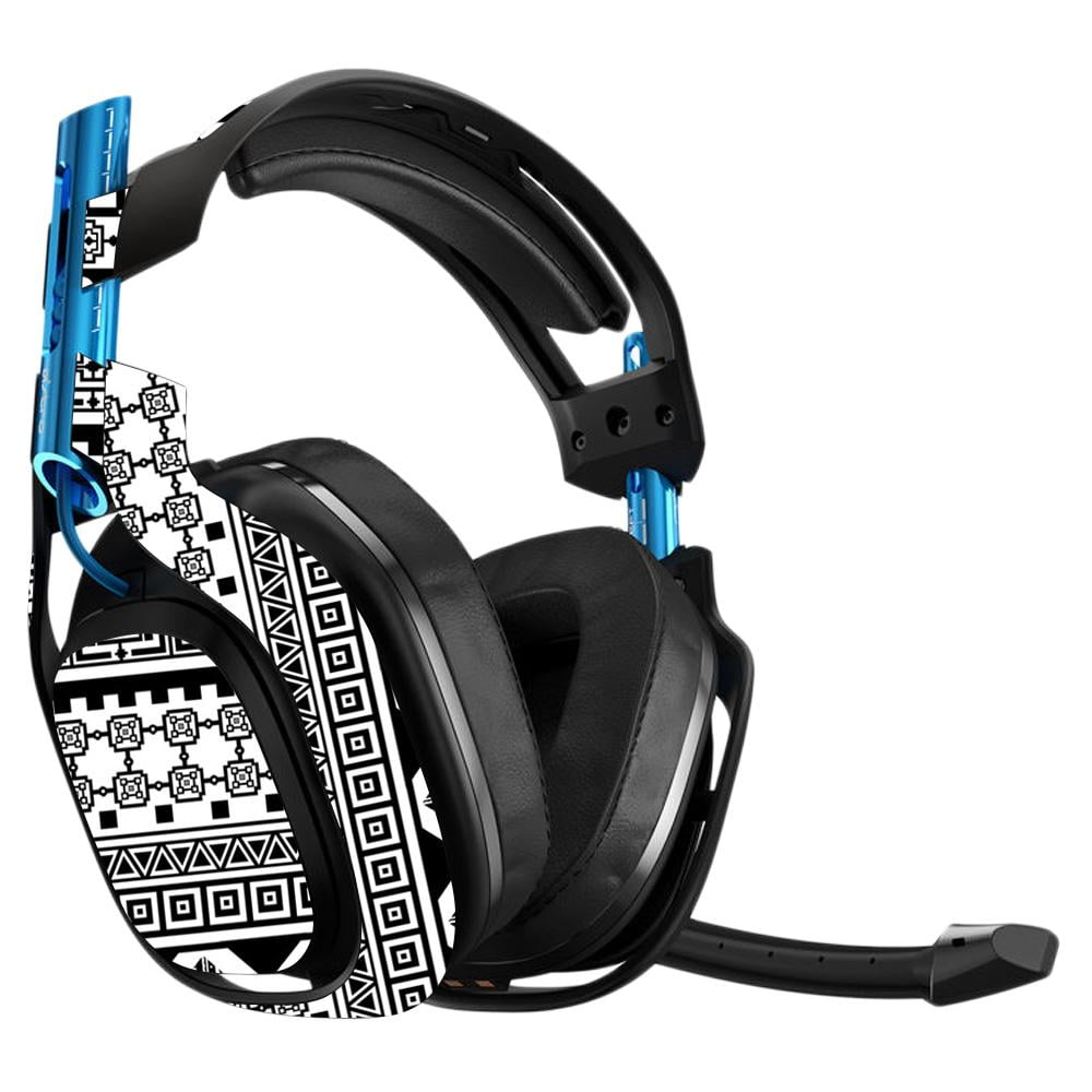 Black Aztec Skin Decal Wrap for Astro A50 3rd Gen Gaming Headset in Tunisia at TND 166 Rating 5
