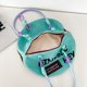 thumbnail image 3 of Bolsa Bolso de hombro para gimnasio para mujer, Bolso informal versátil de Color en contraste, Bolso diario para exteriores, 3 of 8